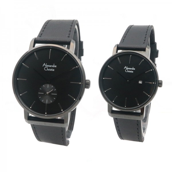 Alexandre Christie AC 8572 Full Black Couple